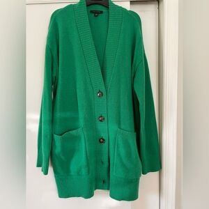 Ann Taylor Vibrant Green Cardigan